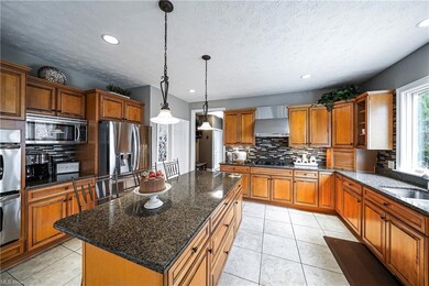 Cook like a pro in this spacious gourmet kitchen. 