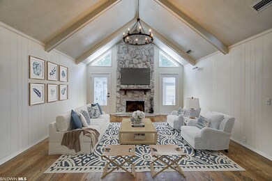 Virtually staged Great room