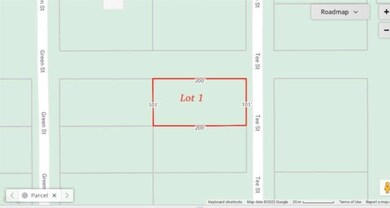 Lot is situated on a corner. Street has not been cut through.