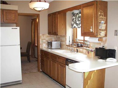 Kitchen with window over the kitchen sink looking 