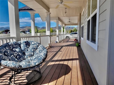 Look at this beautiful wrap around deck.