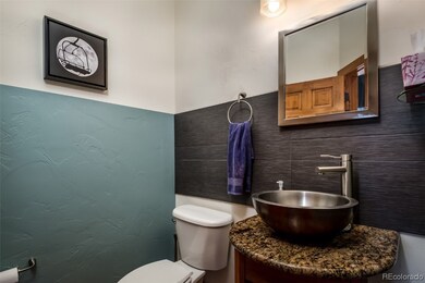 Powder room at front entry.