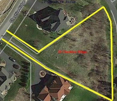 22 Cheshire Ridge property boundaries.  There is c