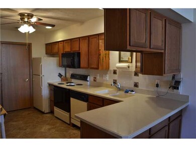 Kitchen. Updated kitchen with corian counters and new flooring