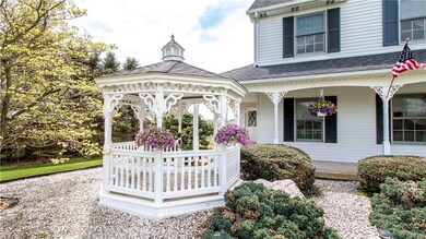 Beautiful landscaping and gazebo