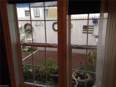 Outside is a nice private  patio area.