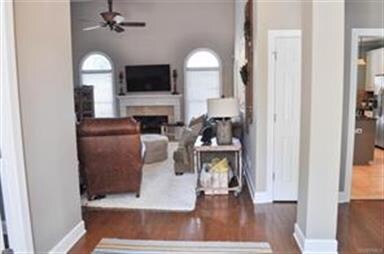 View from entrance in foyer.