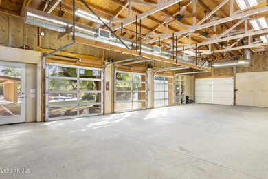 Inside garage-ready for customization