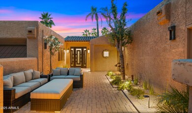 Gated Front Courtyard