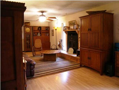 An alternate view of the living room from the hall