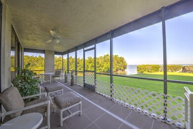 Back patio with view of River