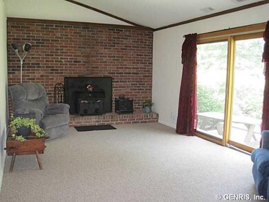Family Room Wood Burning Stove In The Family Room 