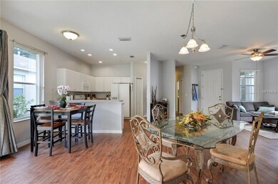 Kitchen opens to dining and family room