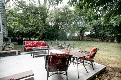Fenced yard