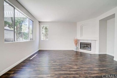 View from the kitchen to the family room.  Brand n
