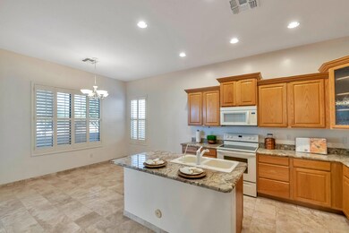 Another view of kitchen and eat in area