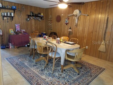 Family room currently being used as a dining area