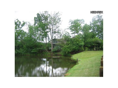 View of Pond behind home