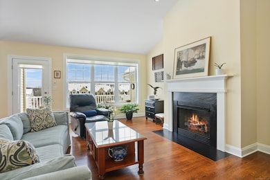 Drenched in sunlight is the Living Area, which a g