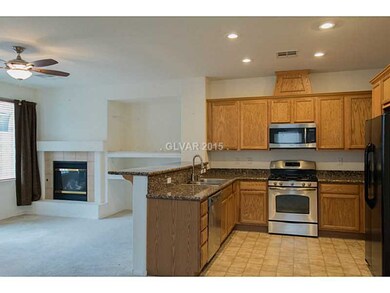Kitchen. Stainless stove and dishwasher, granite c