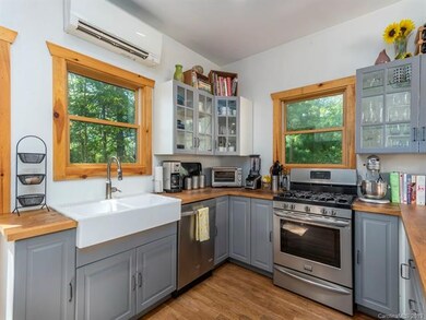 Another close up view of the kitchen showing the w