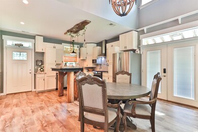 Dining room featuring light hardwood / wood-style 