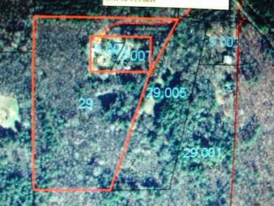 Tax plat aerial map. Not a survey.