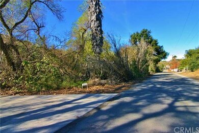 Corner of property at Avenida Del Oro and driveway