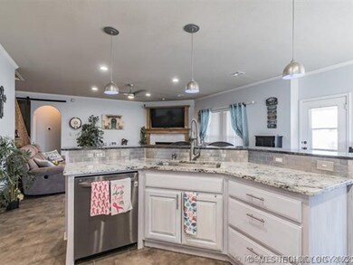 Fresh paint on cabinets recently updated!