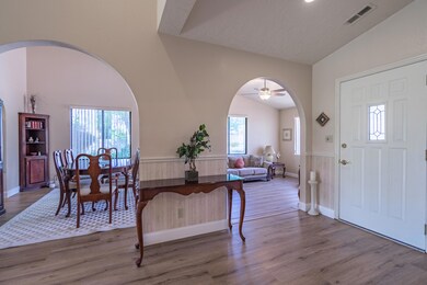 Arched Doorways into Living & Dining