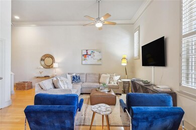 Living room with 14 foot ceilings!