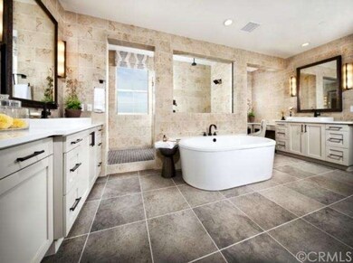 Master bathroom, as shown in the model