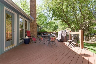 Large entertaining deck