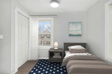 2nd Bedroom Virtually Staged end unit.