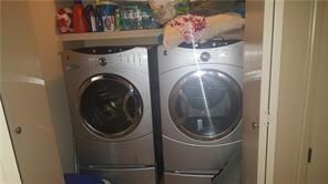 laundry in hall closet. W/D not included