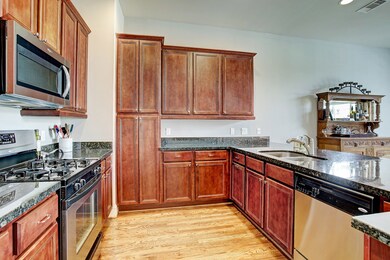 Alternate view of the kitchen.