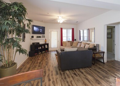 4527-203 Living Room and Fireplace