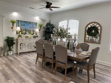 Formal dining area