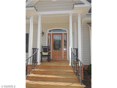 Exterior Front - Front Porch with Wood Leaded Glas