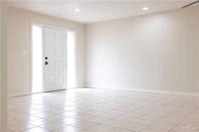 Entry, allows ample room for a foyer area