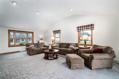 Huge Family Room addition with vaulted ceiling and