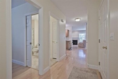 Doorway to the two car garage and...