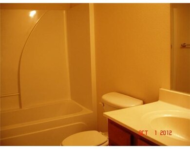 Bathroom. The master bath opens to a large walk in