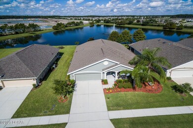 Aerial Front w Lake View