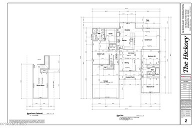 The Hickory - Garage Left - Sheet 2