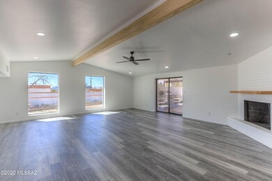 Open Great Room with Picture Windows
