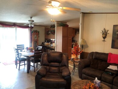 Living room and dining nook