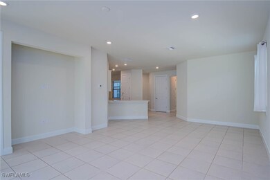 Living area & dining
