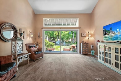 The living room looking towards patio...