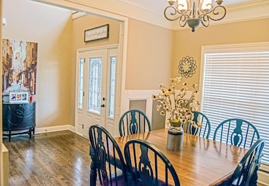 View of Dining Room and Foyer